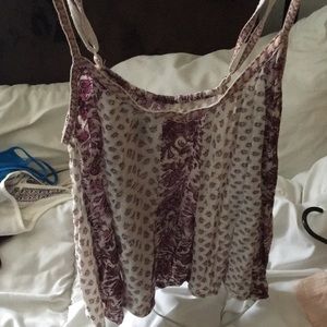 American eagle bohemian print tank
